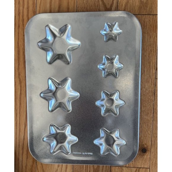 Vintage West Germany Aluminum 7 Star Cake Pan, Candy Maker - Picture 6 of 6